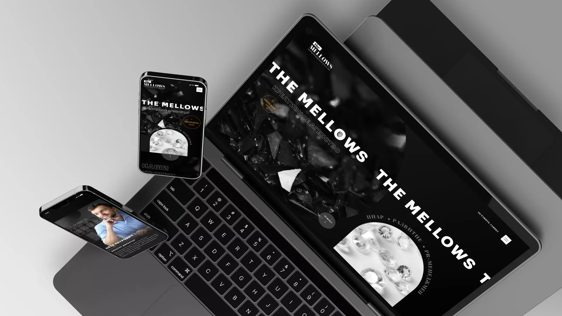 Разработка сайта креативного агентства «The Mellows» в Топках