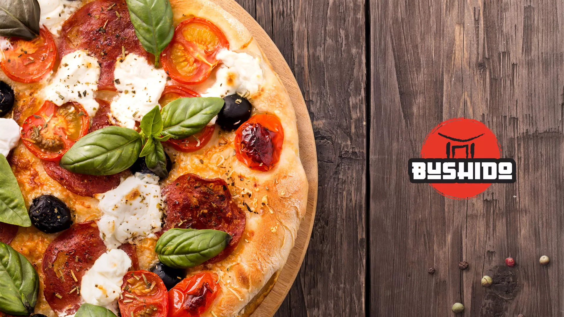 Разработка сайта для пиццерии «BUSHIDO» в Топках